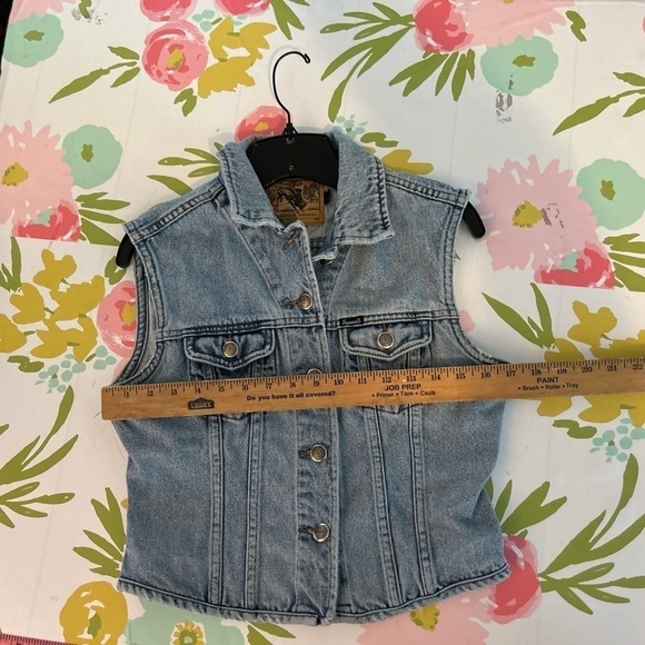 Faconnable Jackets & Coats | Faconnable -
Denim Vest Small 100% cotton - Picture 3 of 5